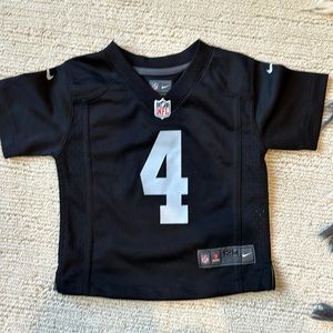 NFL raiders jersey size 12 months